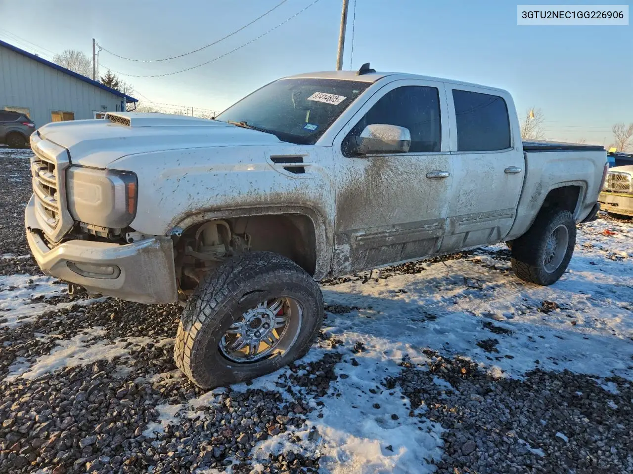 3GTU2NEC1GG226906 2016 GMC Sierra K1500 Slt