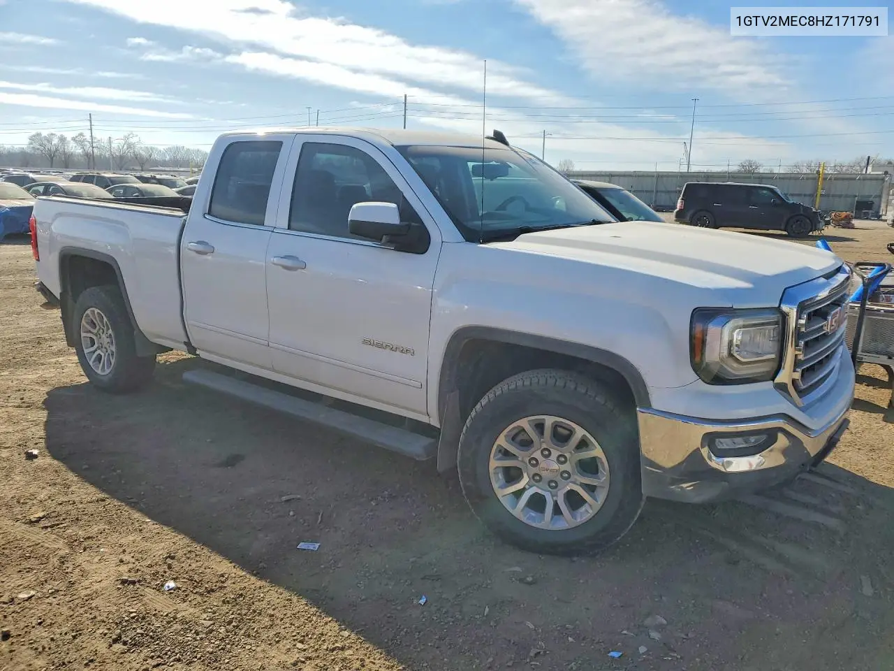 1GTV2MEC8HZ171791 2017 GMC Sierra K1500 Sle
