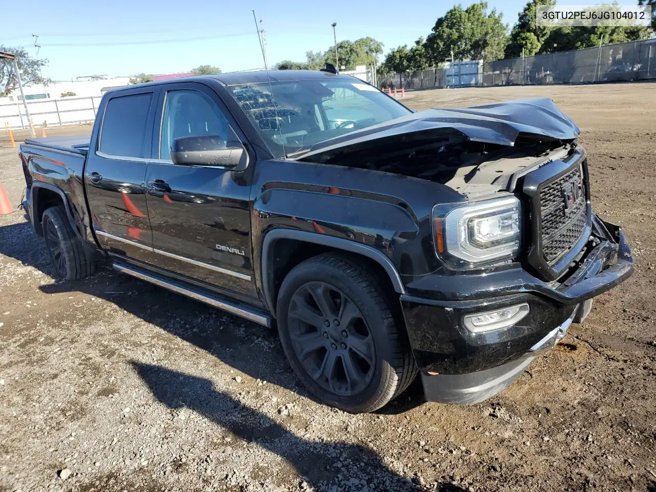 3GTU2PEJ6JG104012 2018 GMC Sierra K1500 Denali