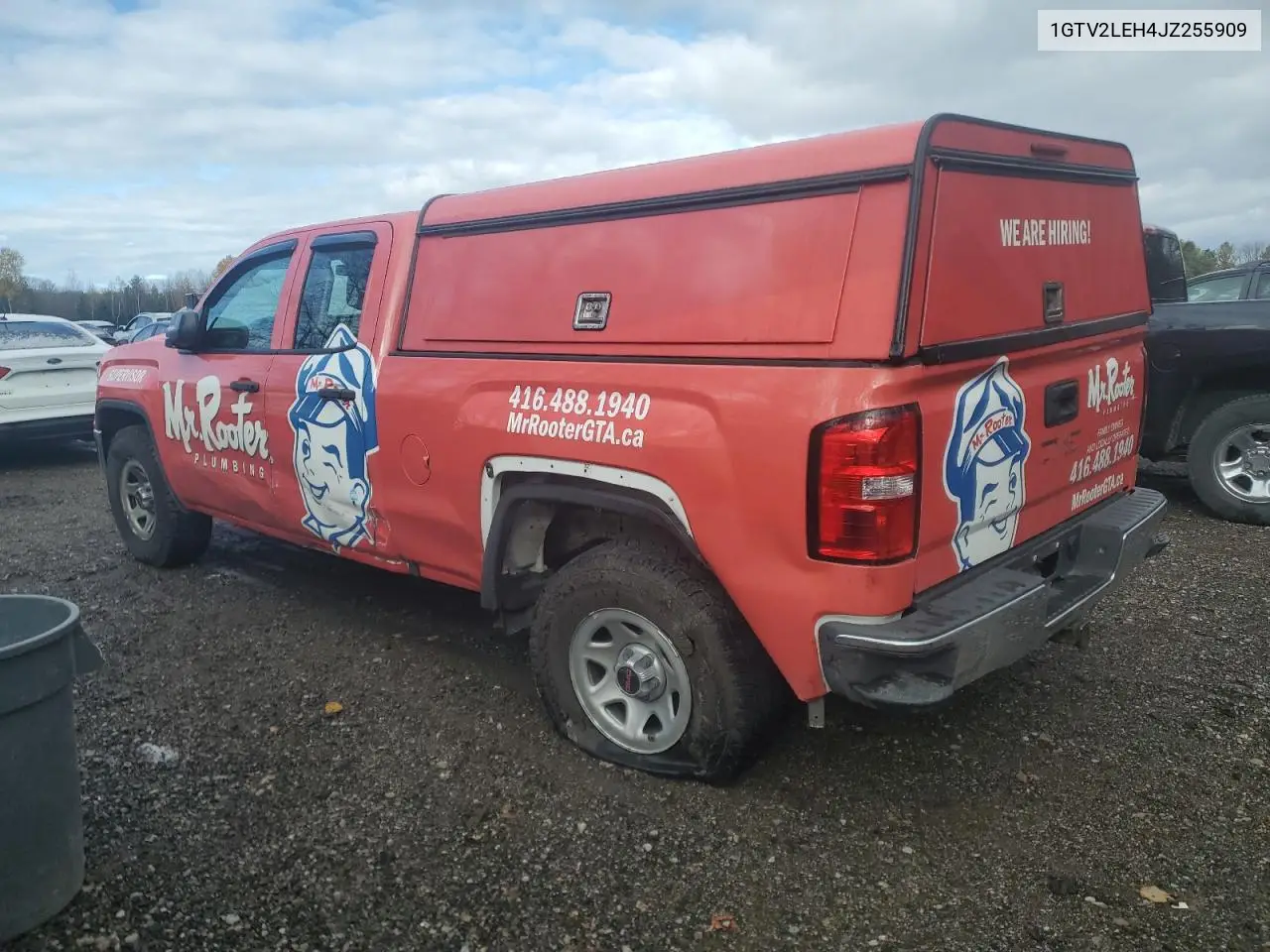 1GTV2LEH4JZ255909 2018 GMC Sierra K1500