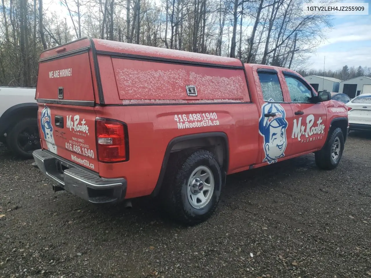 1GTV2LEH4JZ255909 2018 GMC Sierra K1500