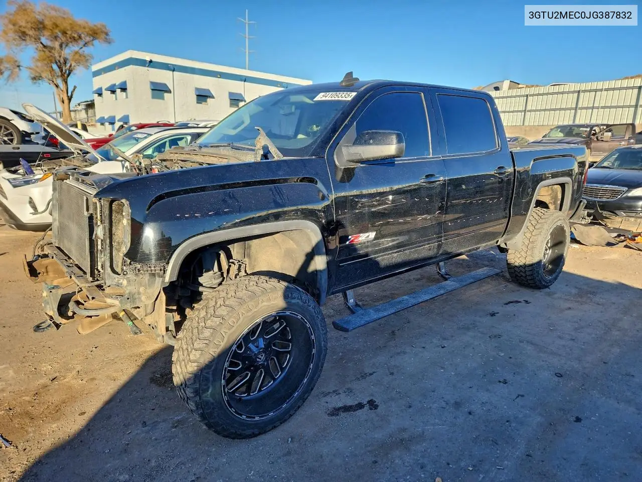 3GTU2MEC0JG387832 2018 GMC Sierra K1500 Sle