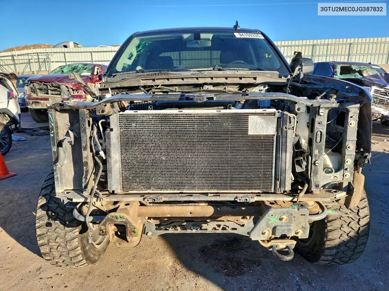 3GTU2MEC0JG387832 2018 GMC Sierra K1500 Sle