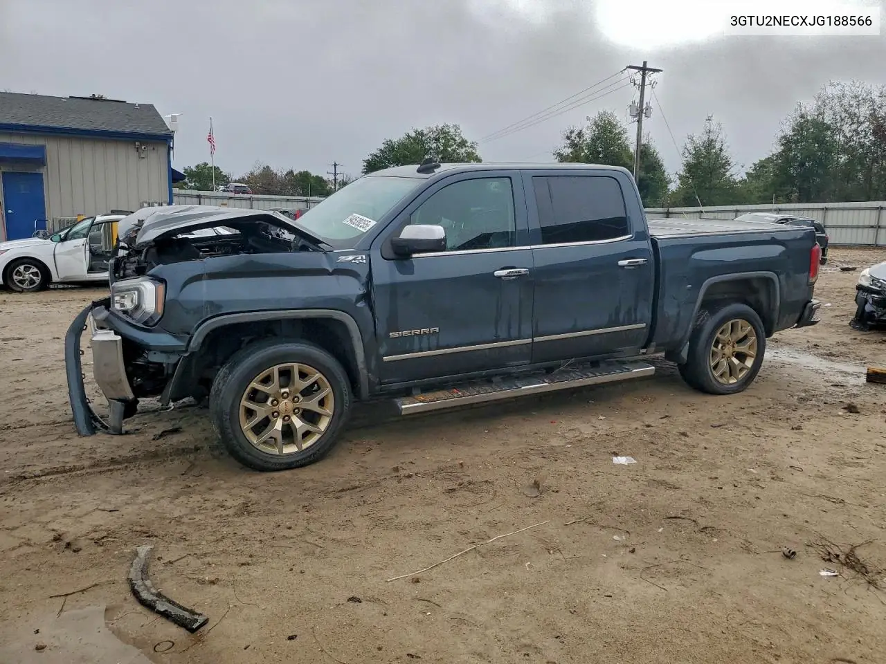 3GTU2NECXJG188566 2018 GMC Sierra K1500 Slt