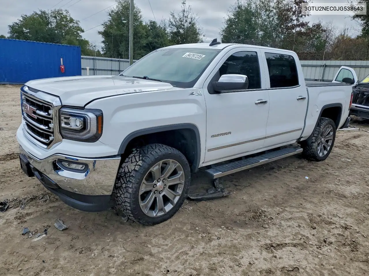 3GTU2NEC0JG538643 2018 GMC Sierra K1500 Slt