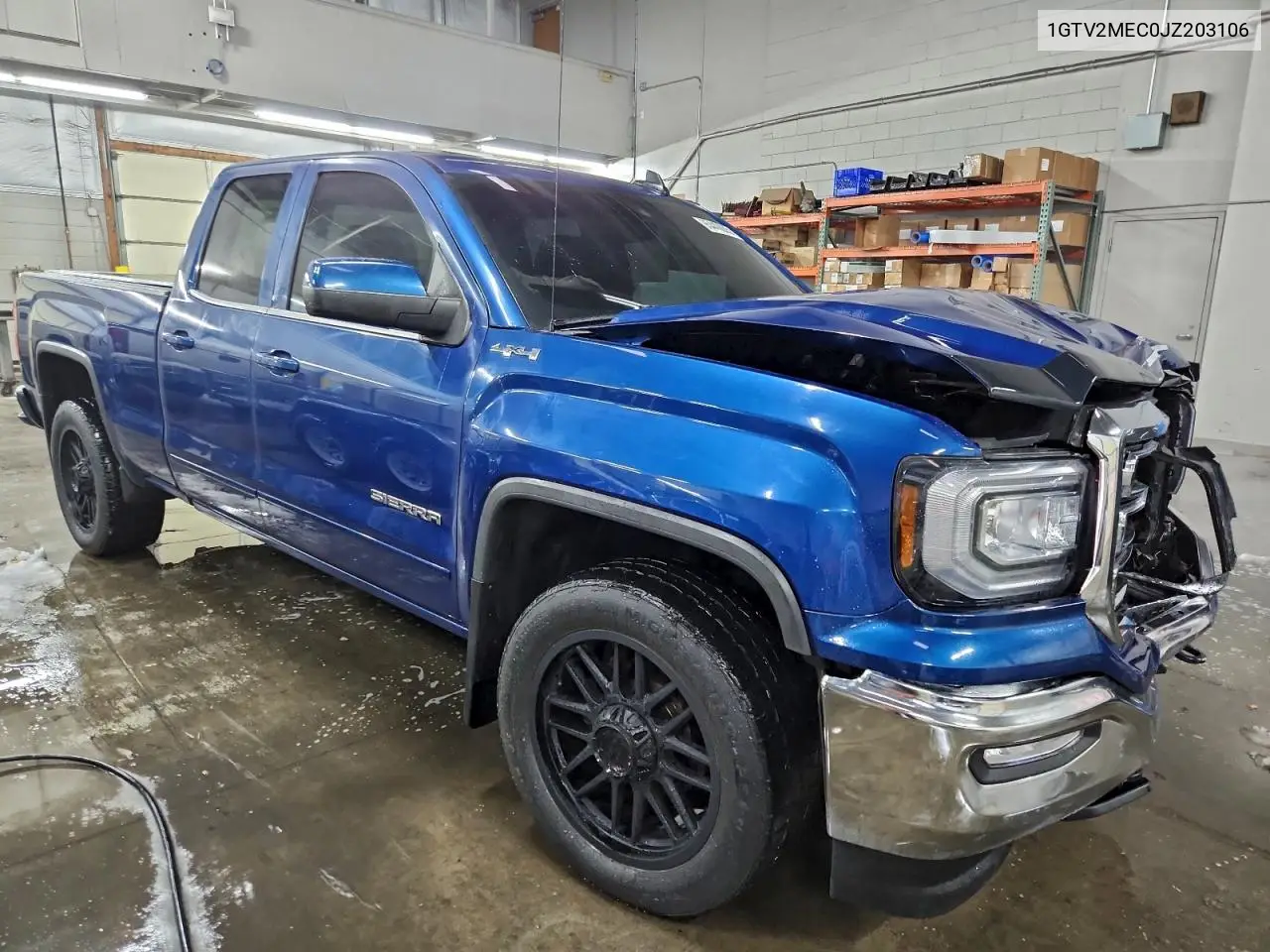 1GTV2MEC0JZ203106 2018 GMC Sierra K1500 Sle