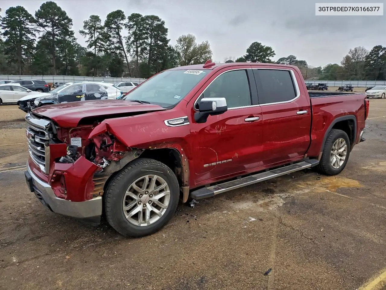 3GTP8DED7KG166377 2019 GMC Sierra C1500 Slt