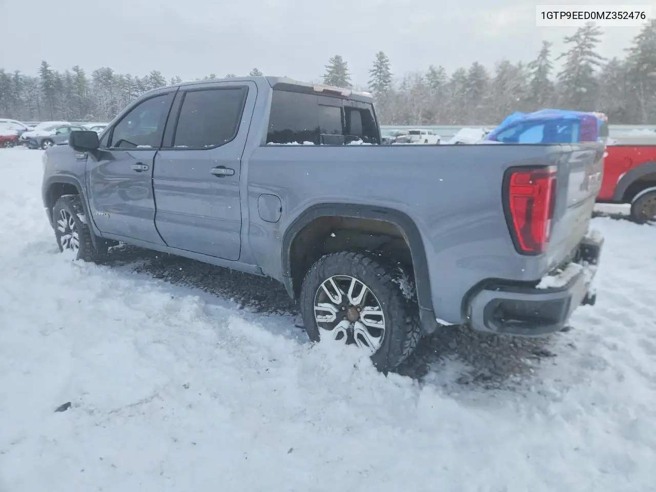 2021 GMC Sierra K1500 At4 VIN: 1GTP9EED0MZ352476 Lot: 73305985
