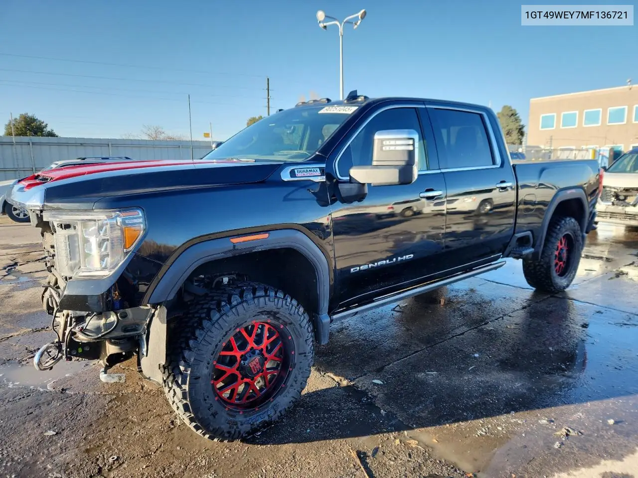 1GT49WEY7MF136721 2021 GMC Sierra K3500 Denali