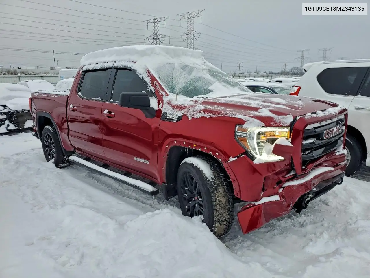 1GTU9CET8MZ343135 2021 GMC Sierra K1500 Elevation