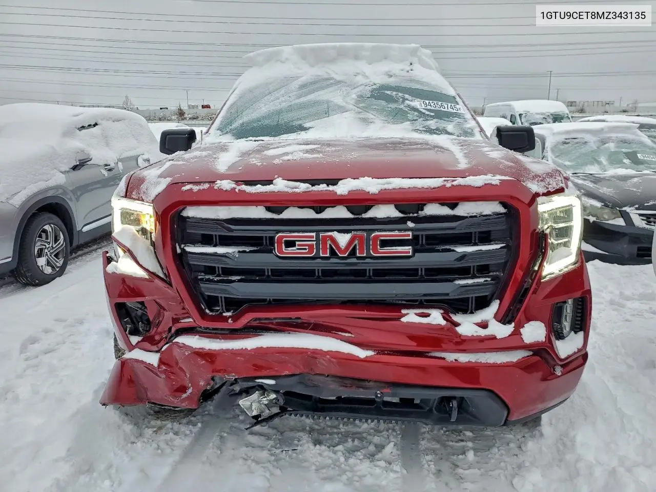 1GTU9CET8MZ343135 2021 GMC Sierra K1500 Elevation