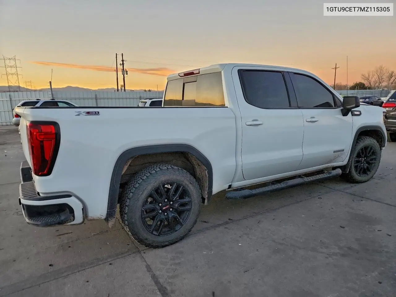 1GTU9CET7MZ115305 2021 GMC Sierra K1500 Elevation