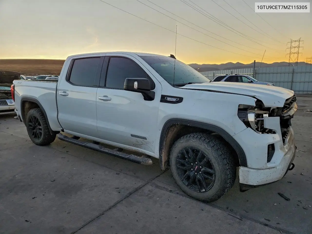 1GTU9CET7MZ115305 2021 GMC Sierra K1500 Elevation