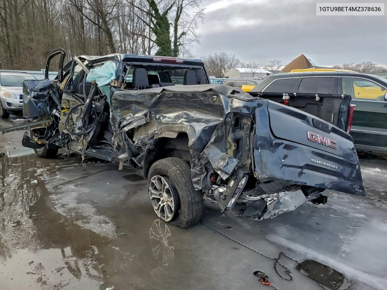 1GTU9BET4MZ378636 2021 GMC Sierra K1500 Sle