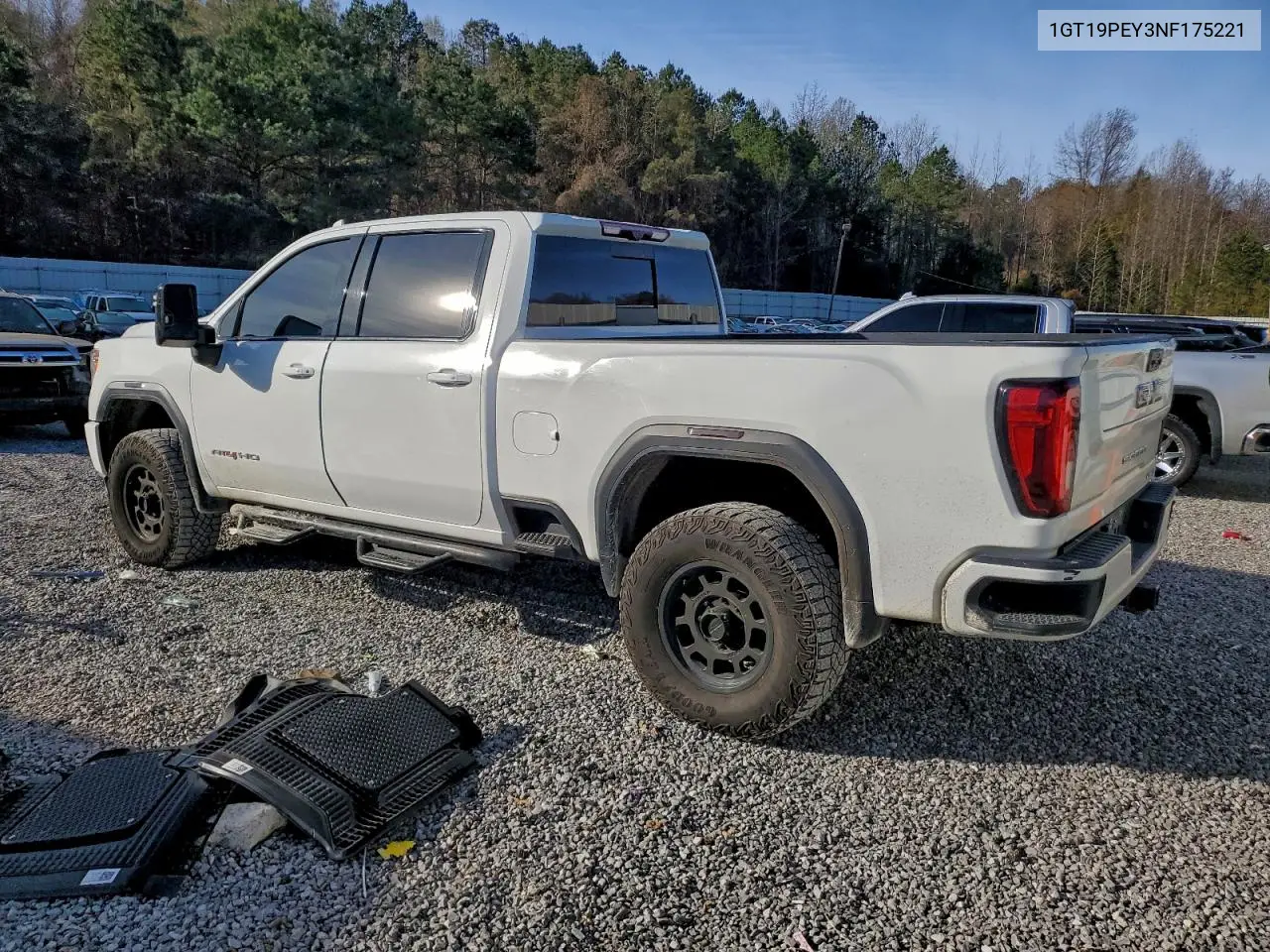 1GT19PEY3NF175221 2022 GMC Sierra K2500 At4