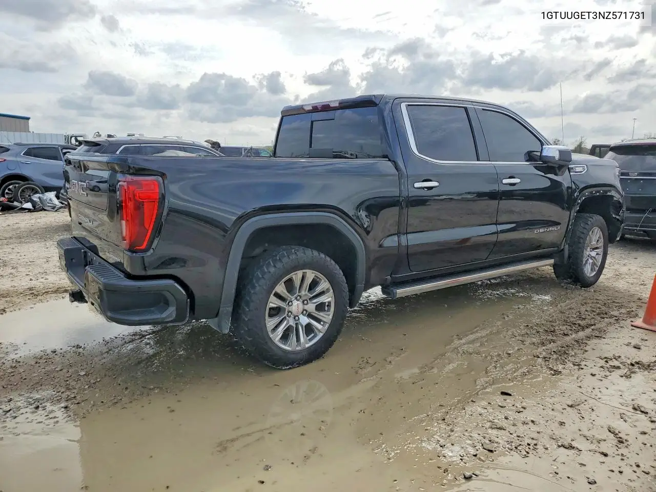 1GTUUGET3NZ571731 2022 GMC Sierra K1500 Denali