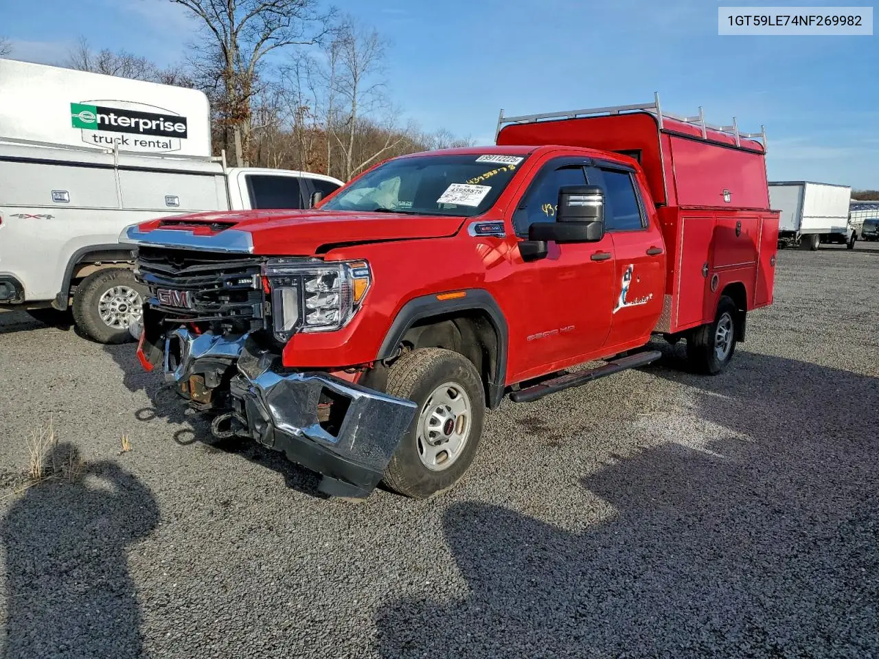 1GT59LE74NF269982 2022 GMC Sierra K2500 Heavy Duty
