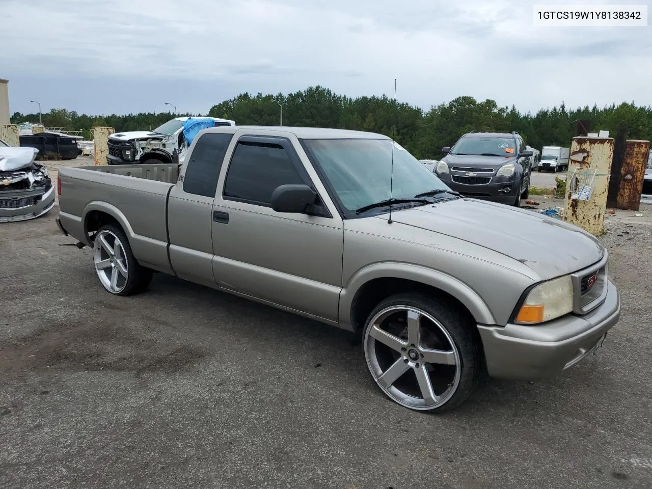 1GTCS19W1Y8138342 2000 GMC Sonoma