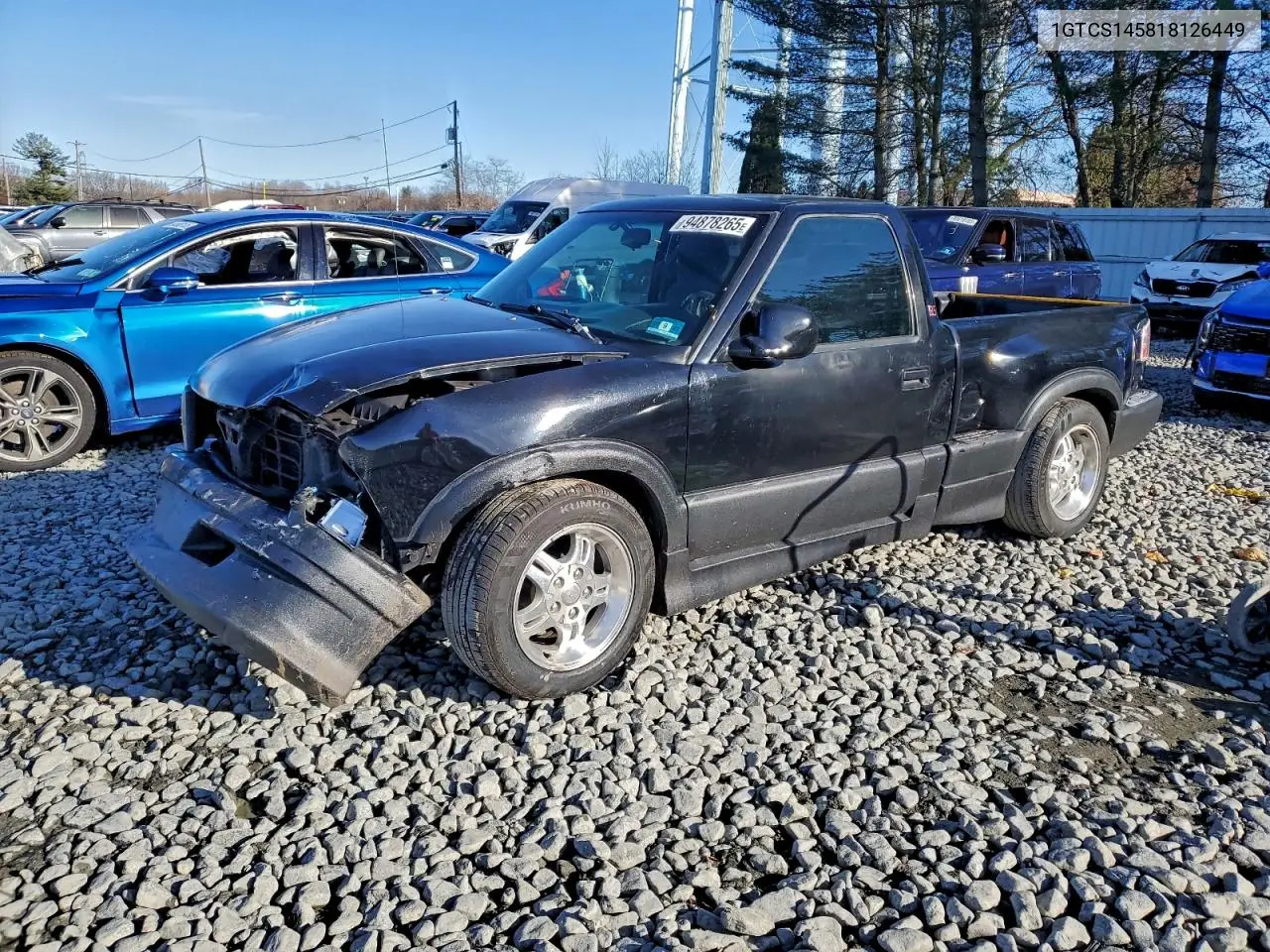 1GTCS145818126449 2001 GMC Sonoma