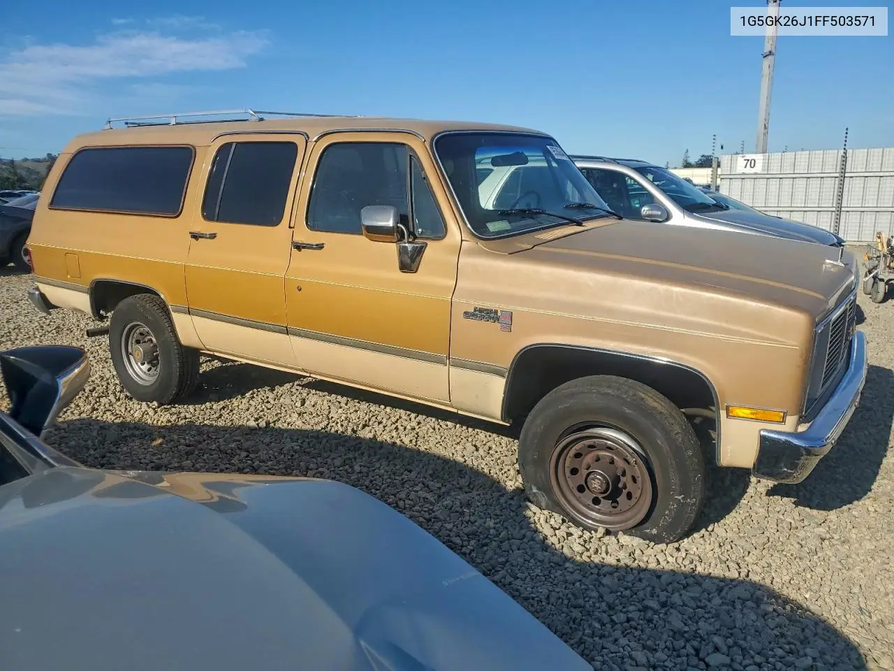 1G5GK26J1FF503571 1985 GMC Suburban K2500