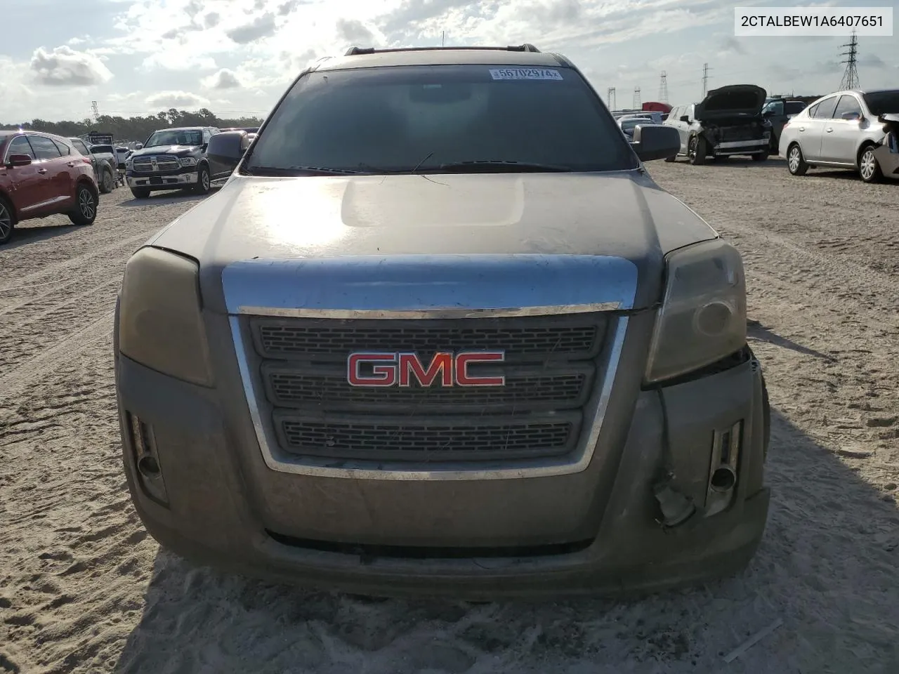 2010 GMC Terrain Sle VIN: 2CTALBEW1A6407651 Lot: 56702974