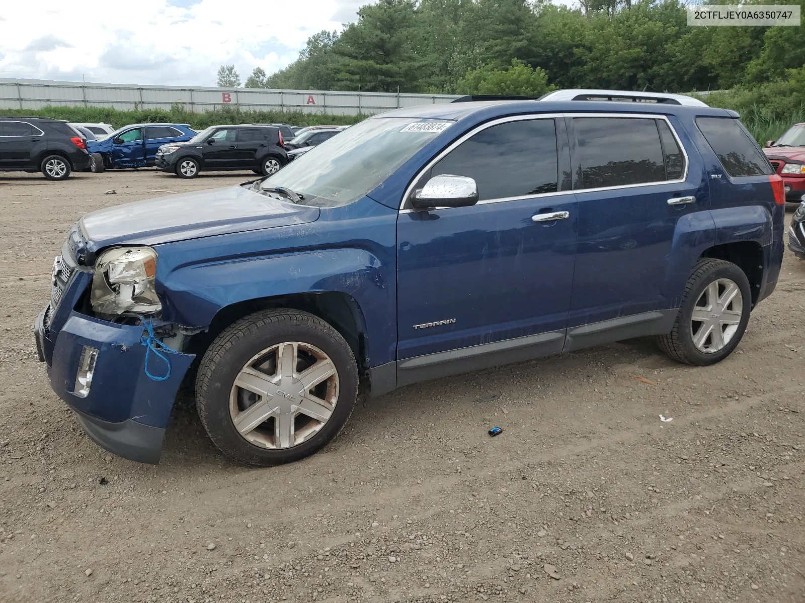 2010 GMC Terrain Slt VIN: 2CTFLJEY0A6350747 Lot: 61483874