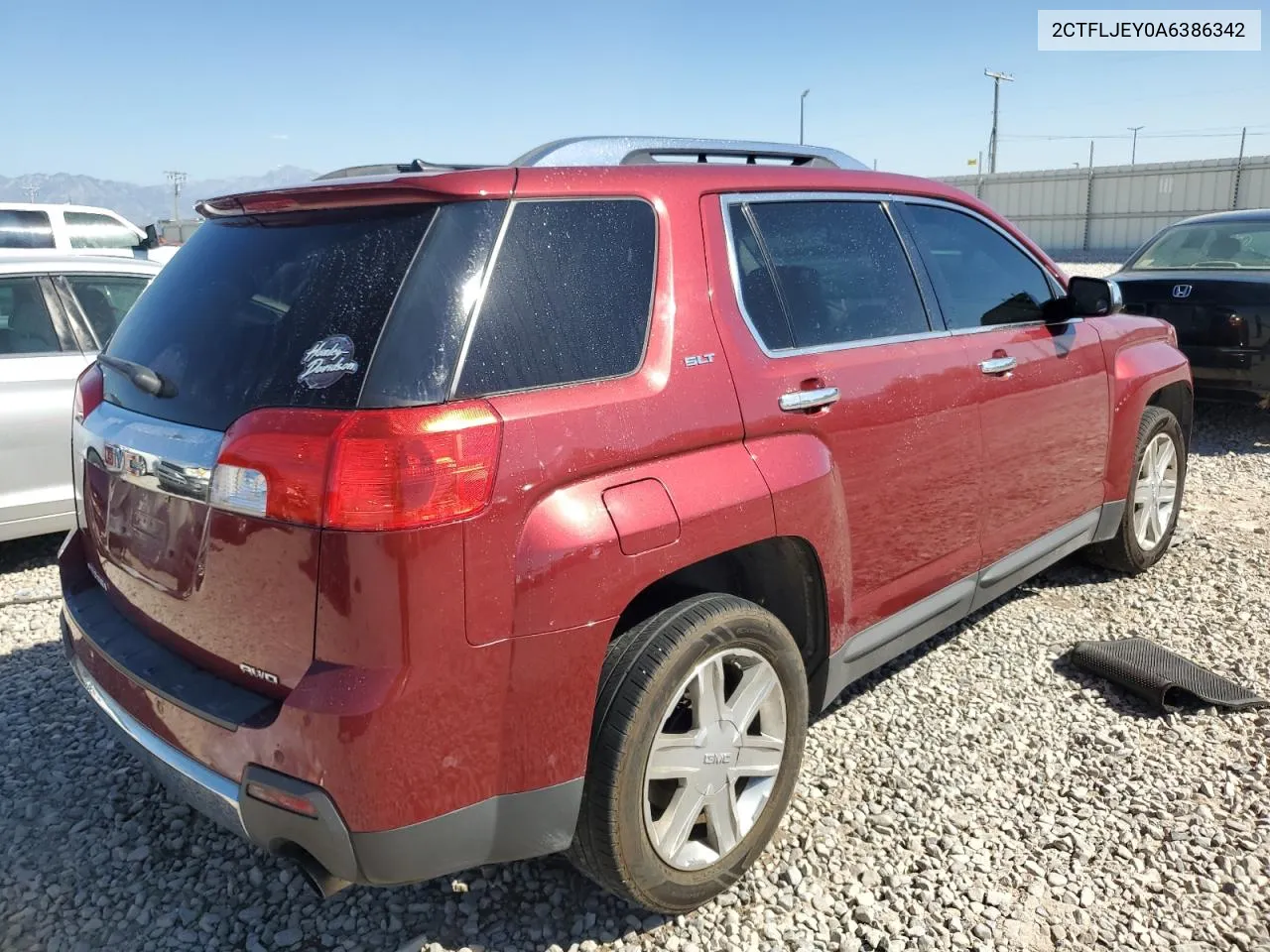 2CTFLJEY0A6386342 2010 GMC Terrain Slt