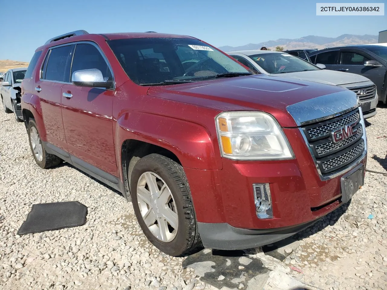 2CTFLJEY0A6386342 2010 GMC Terrain Slt