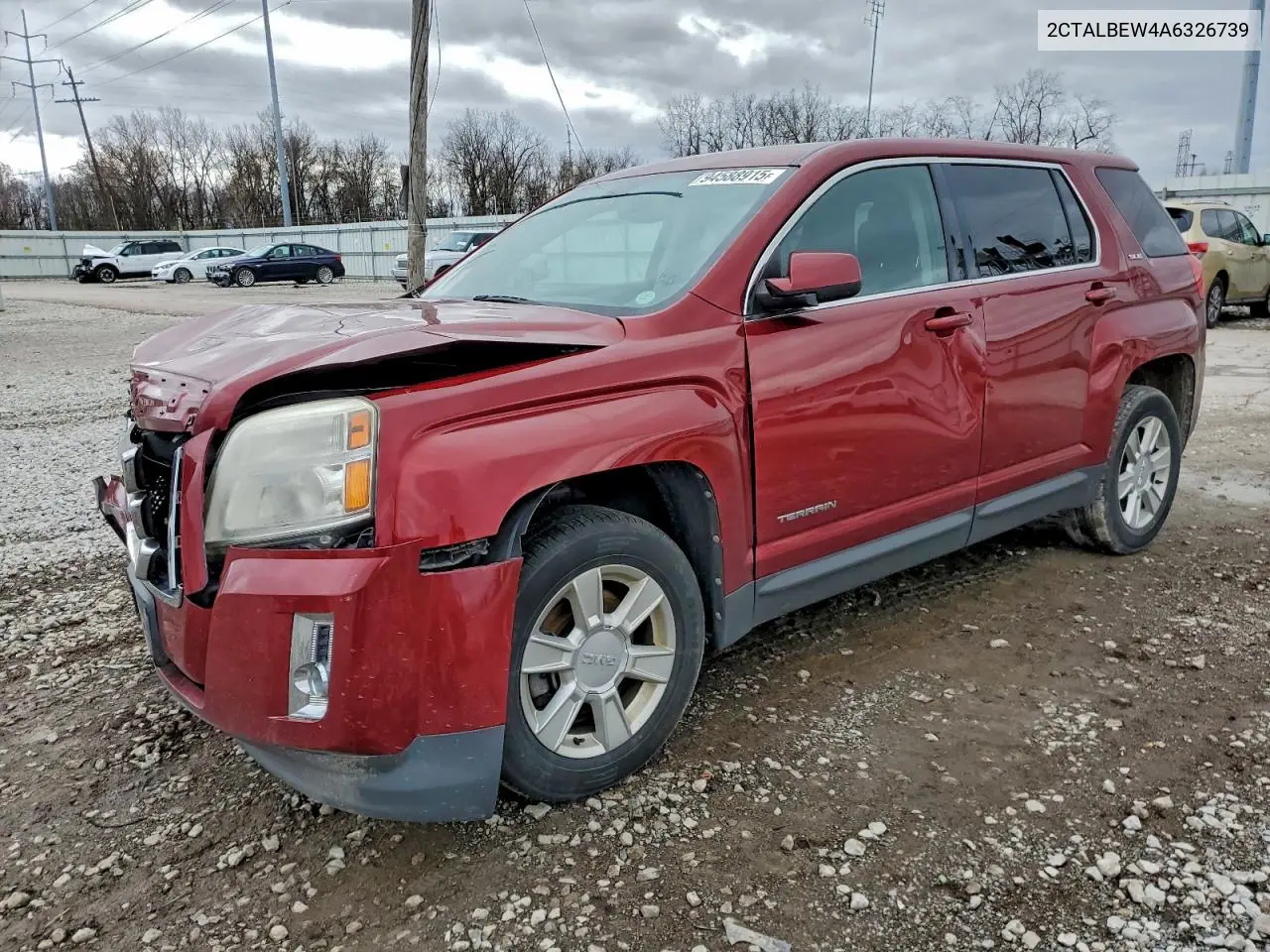 2CTALBEW4A6326739 2010 GMC Terrain Sle