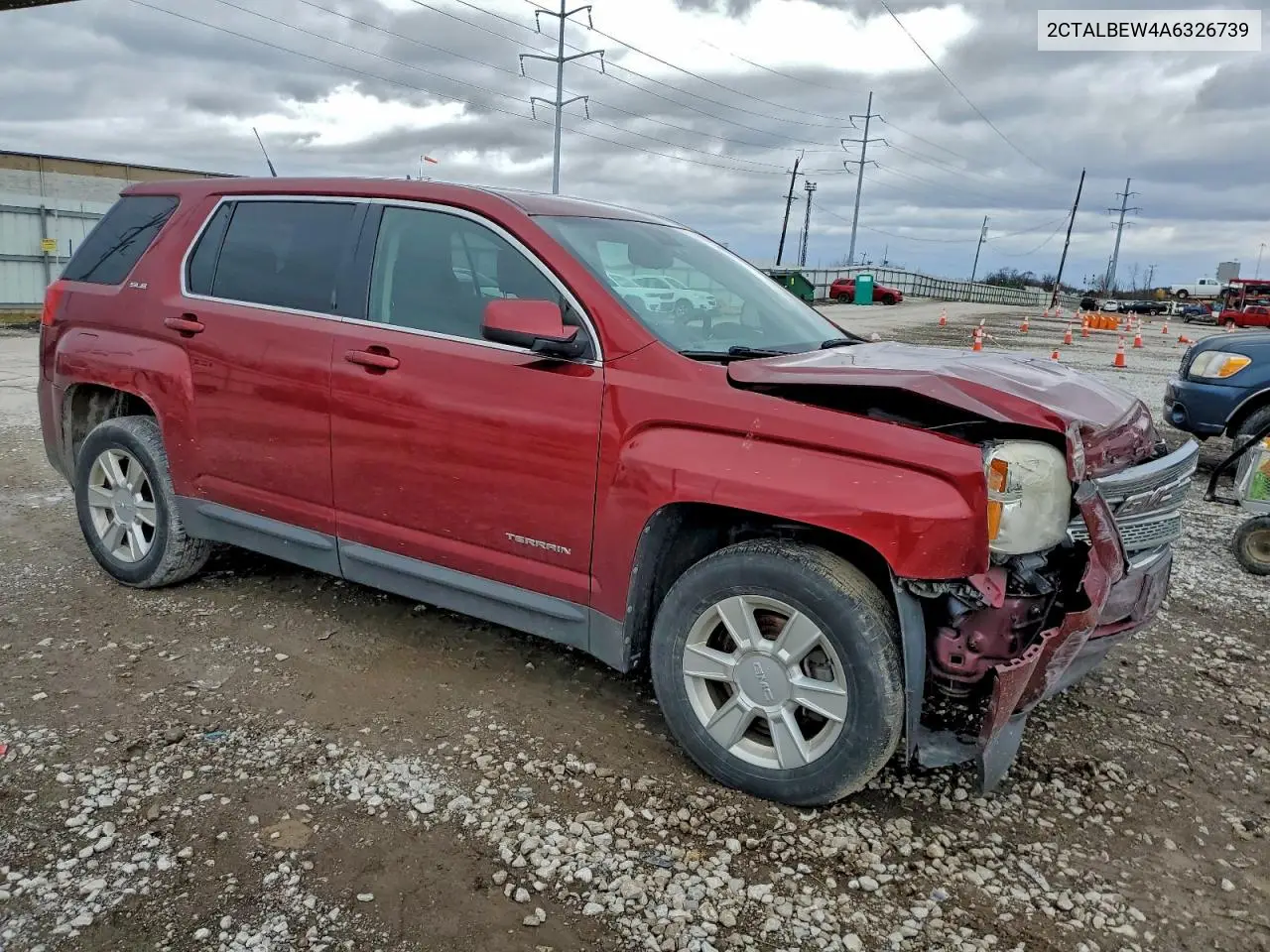 2CTALBEW4A6326739 2010 GMC Terrain Sle
