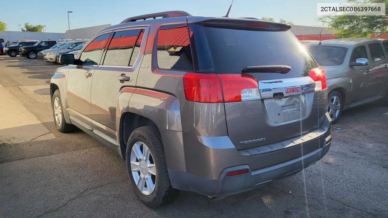 2011 GMC Terrain Sle VIN: 2CTALSEC0B6397668 Lot: 56703274