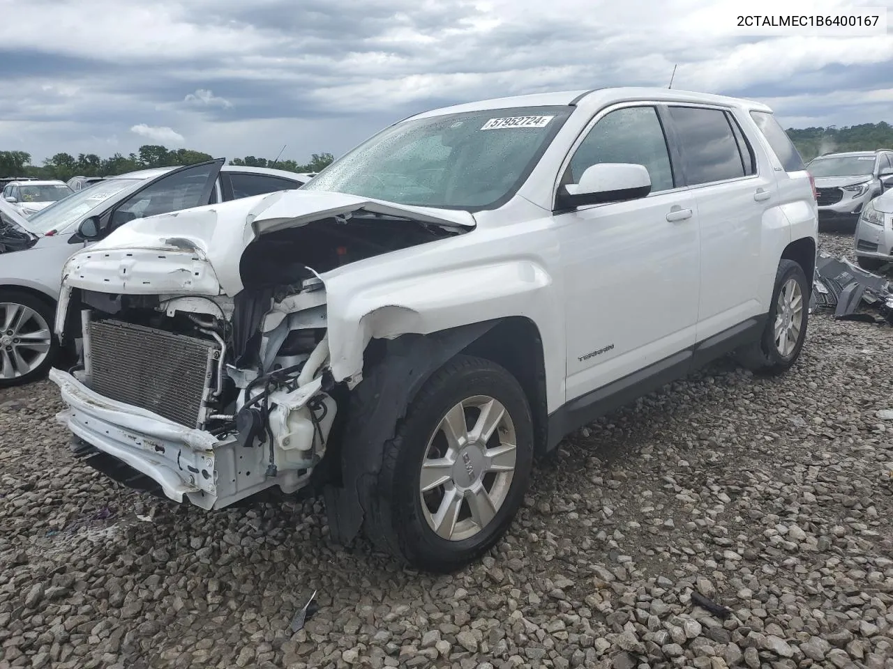 2011 GMC Terrain Sle VIN: 2CTALMEC1B6400167 Lot: 57952724