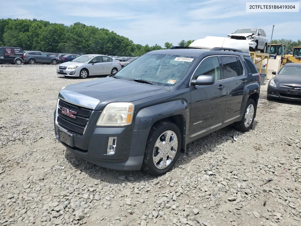 2011 GMC Terrain Sle VIN: 2CTFLTE51B6419304 Lot: 60158944