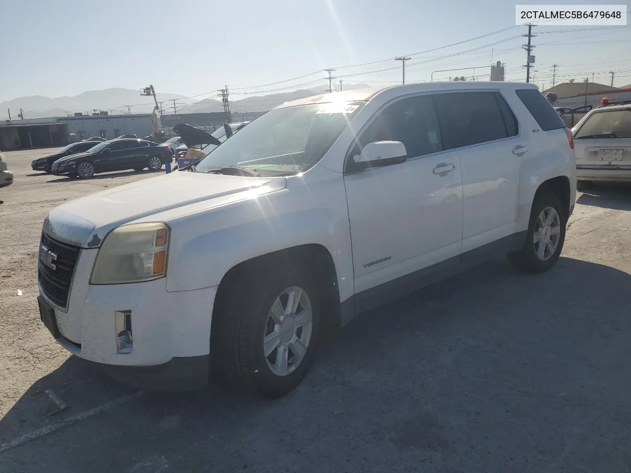 2011 GMC Terrain Sle VIN: 2CTALMEC5B6479648 Lot: 60348894