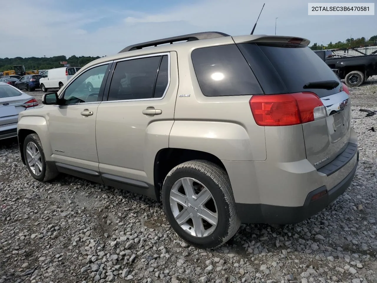 2011 GMC Terrain Sle VIN: 2CTALSEC3B6470581 Lot: 60647814