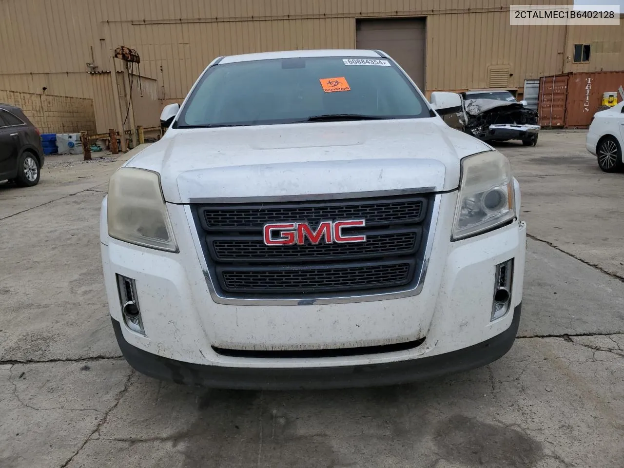 2011 GMC Terrain Sle VIN: 2CTALMEC1B6402128 Lot: 60884354