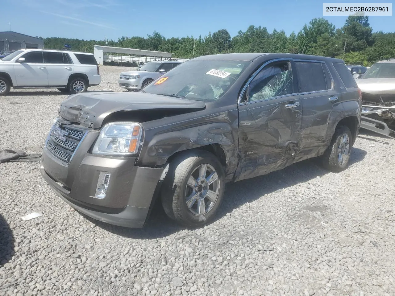 2011 GMC Terrain Sle VIN: 2CTALMEC2B6287961 Lot: 61030254