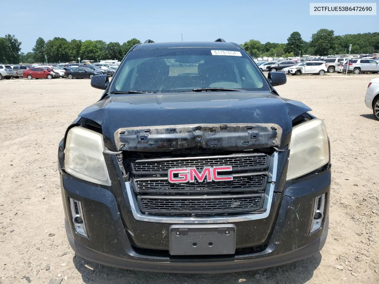 2011 GMC Terrain Slt VIN: 2CTFLUE53B6472690 Lot: 61101654