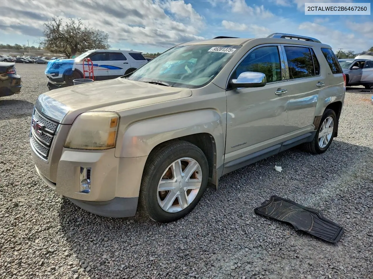 2CTALWEC2B6467260 2011 GMC Terrain Slt