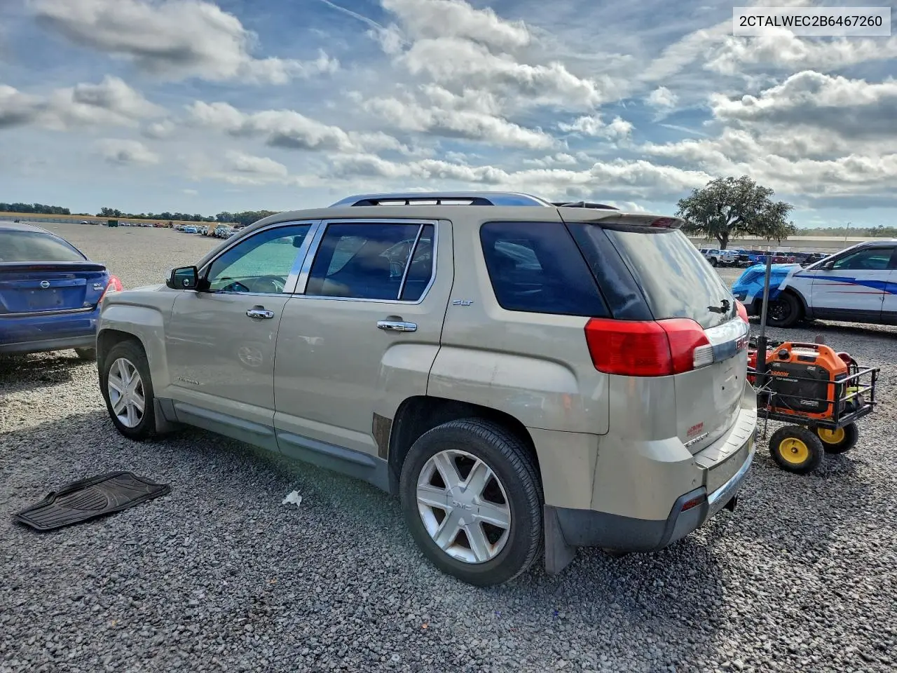 2CTALWEC2B6467260 2011 GMC Terrain Slt