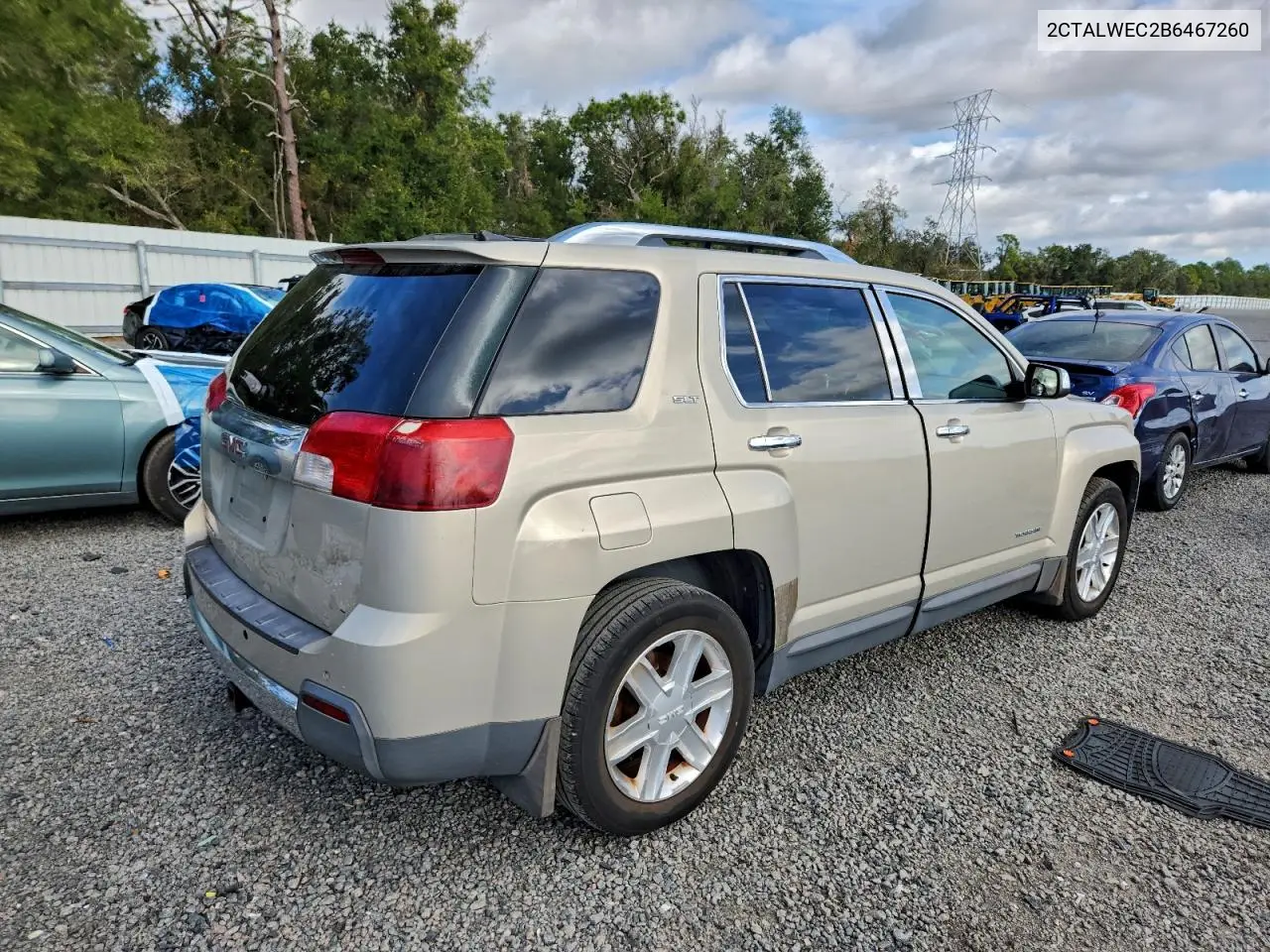 2CTALWEC2B6467260 2011 GMC Terrain Slt