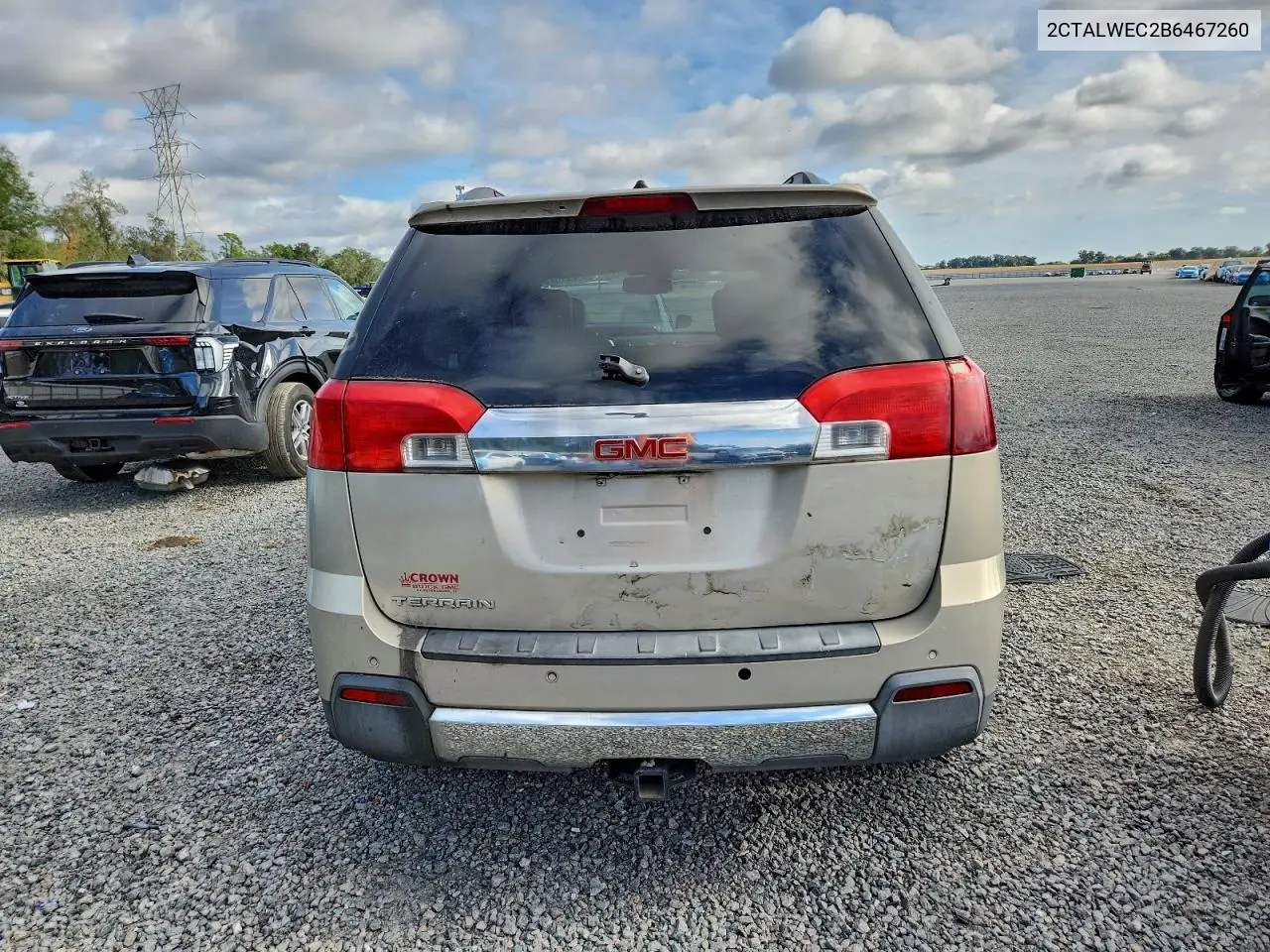 2CTALWEC2B6467260 2011 GMC Terrain Slt