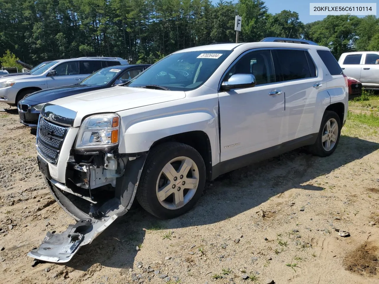 2012 GMC Terrain Slt VIN: 2GKFLXE56C6110114 Lot: 57026404