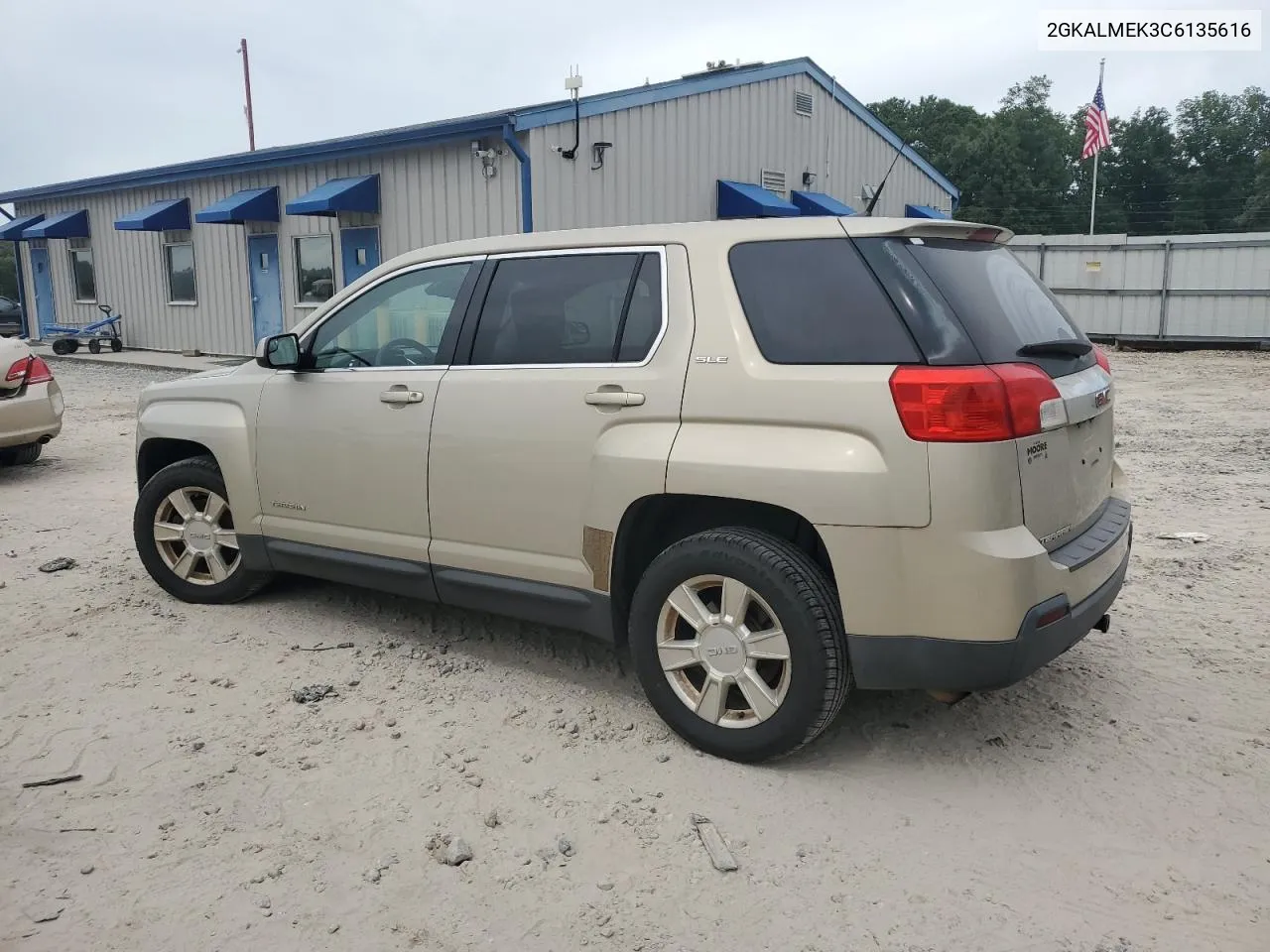 2012 GMC Terrain Sle VIN: 2GKALMEK3C6135616 Lot: 60499104