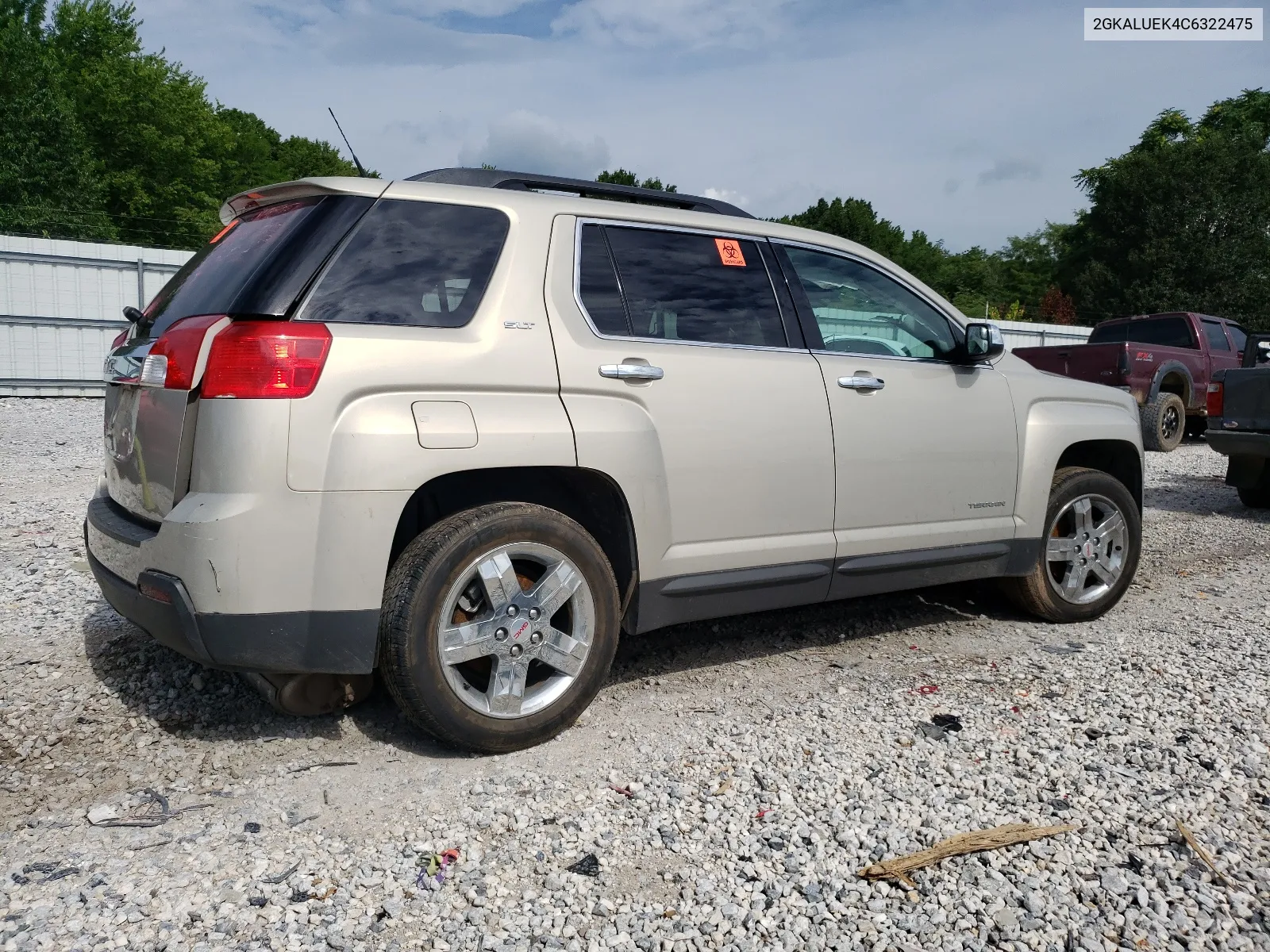 2012 GMC Terrain Slt VIN: 2GKALUEK4C6322475 Lot: 62095694