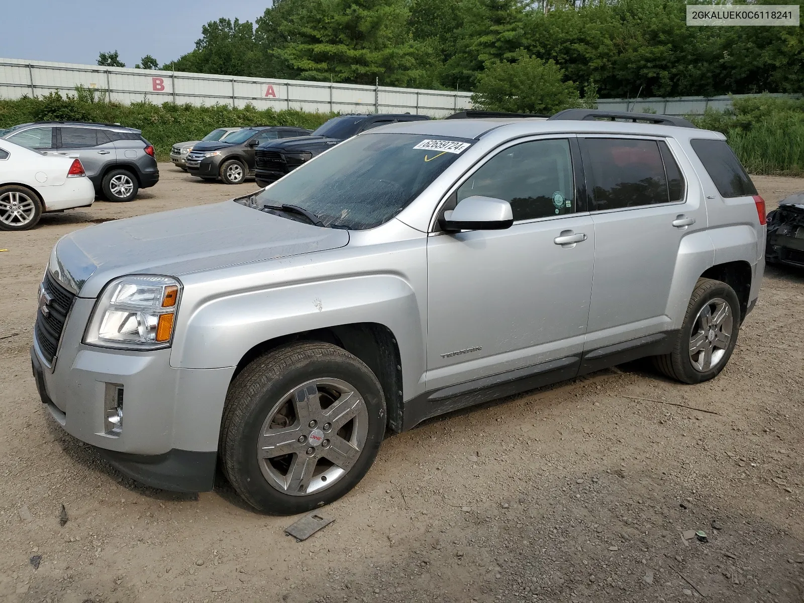 2012 GMC Terrain Slt VIN: 2GKALUEK0C6118241 Lot: 62659724