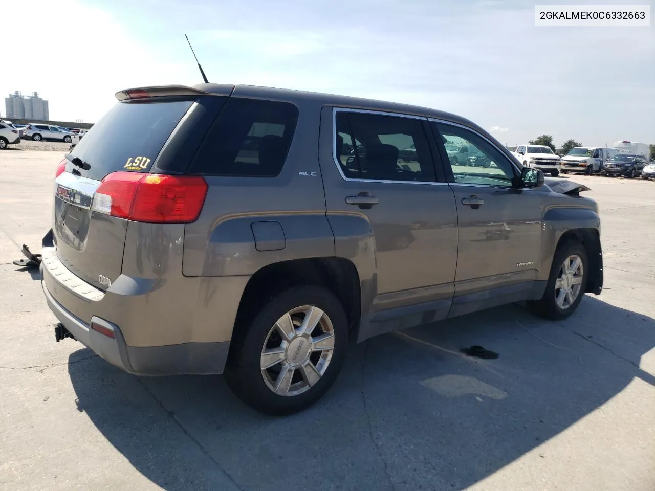 2012 GMC Terrain Sle VIN: 2GKALMEK0C6332663 Lot: 69829144