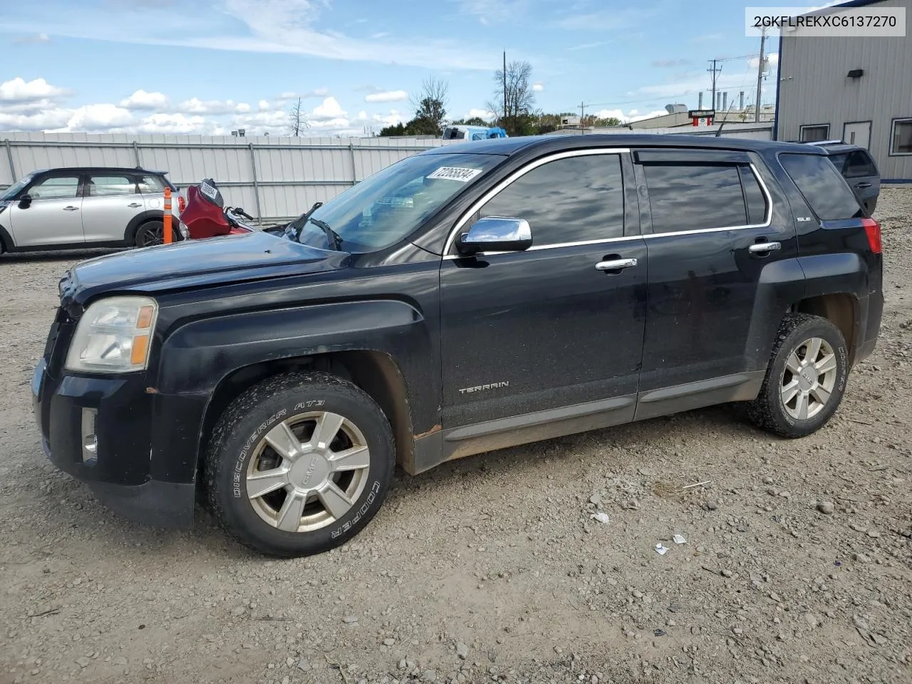 2012 GMC Terrain Sle VIN: 2GKFLREKXC6137270 Lot: 72265834