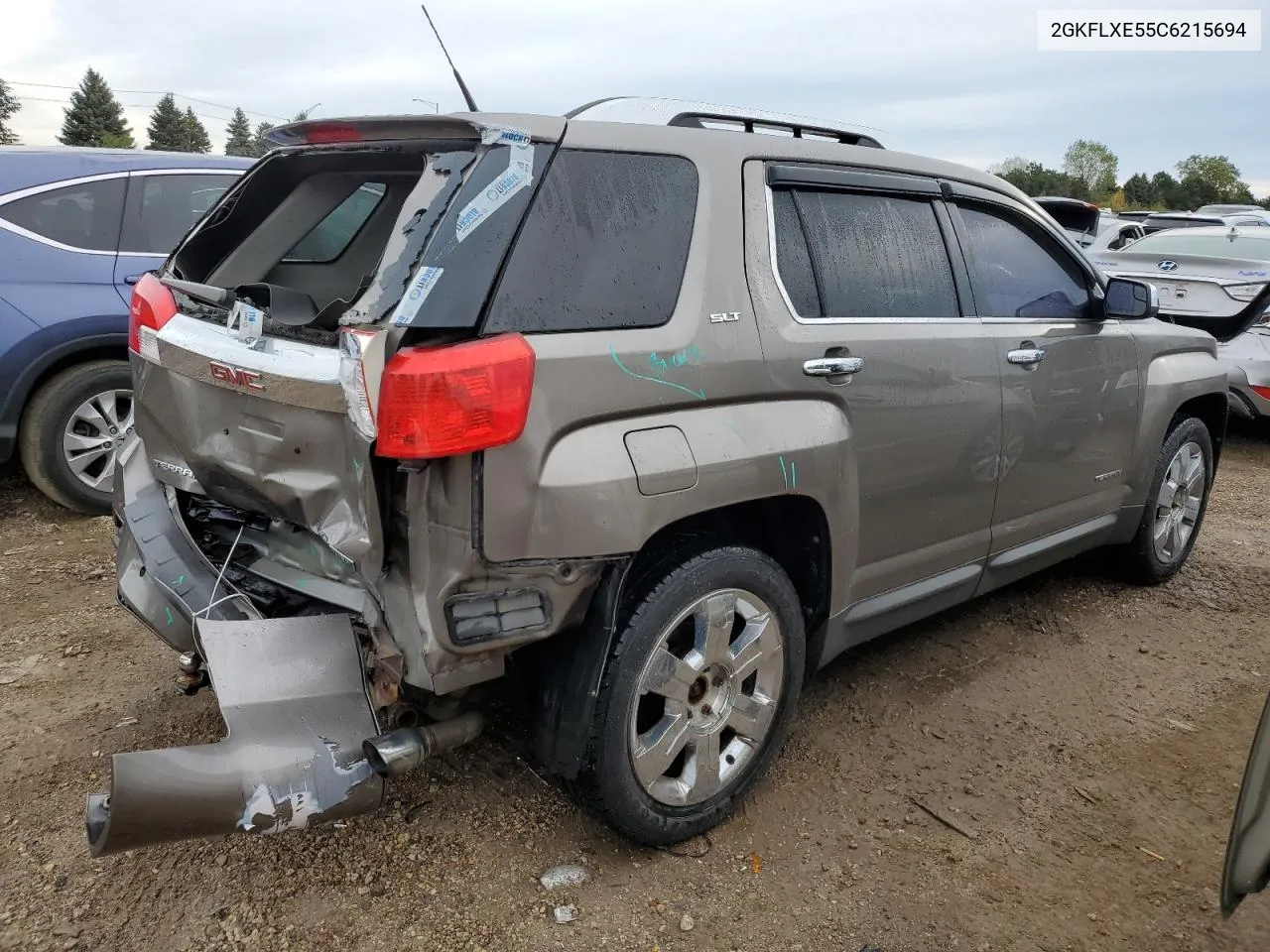 2012 GMC Terrain Slt VIN: 2GKFLXE55C6215694 Lot: 72816154