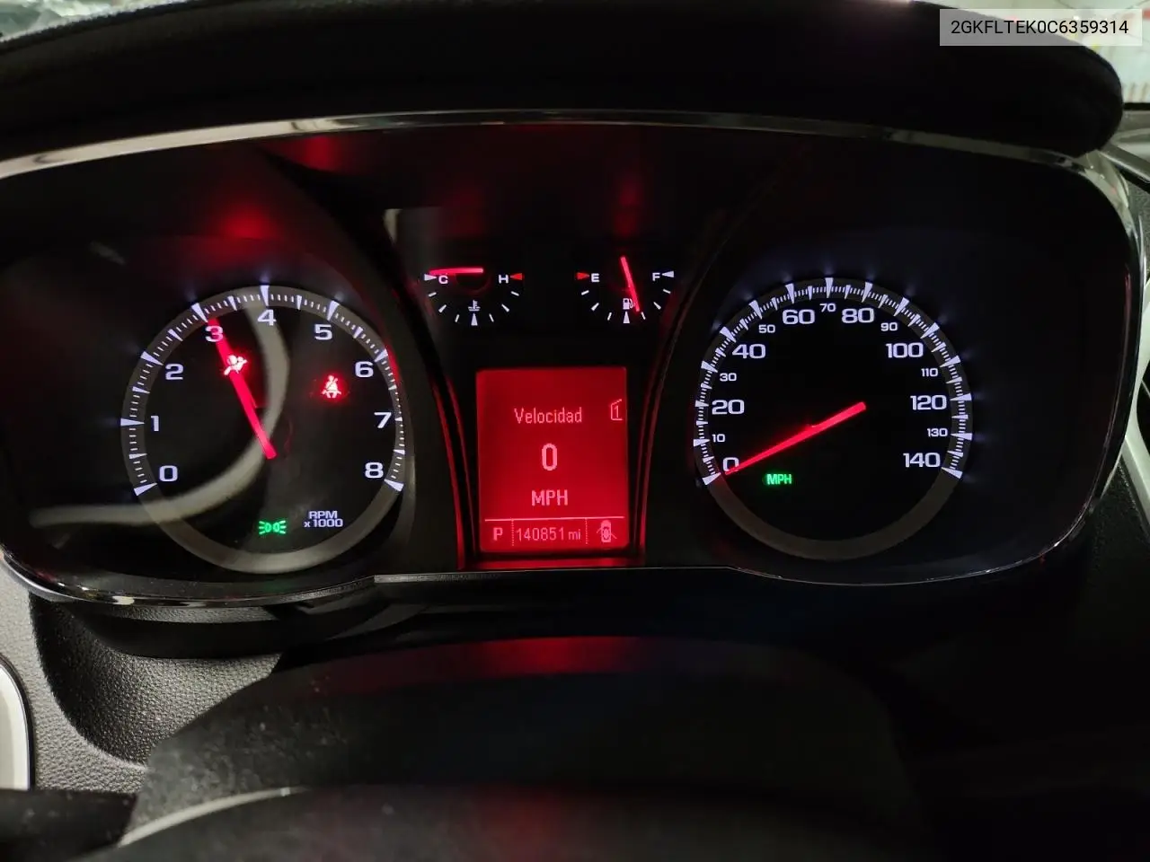 2GKFLTEK0C6359314 2012 GMC Terrain Sle